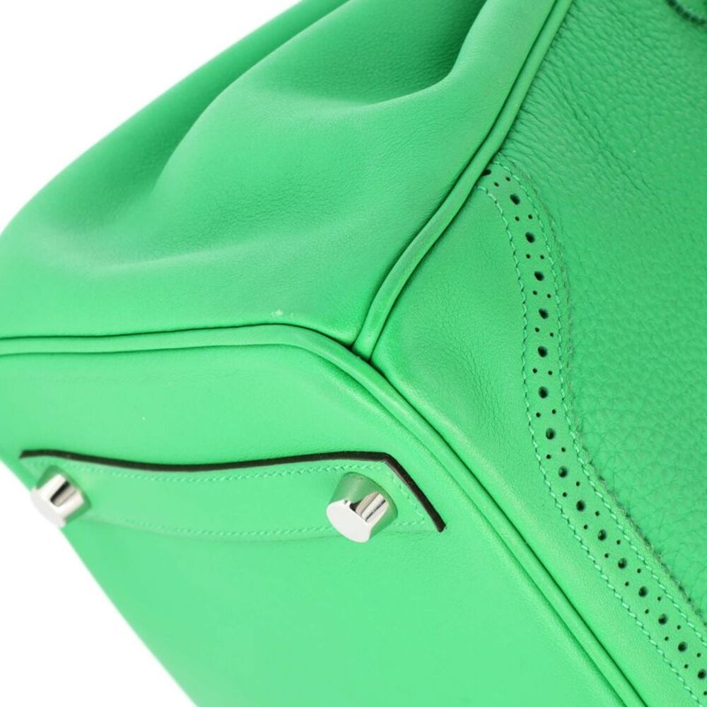 Hermes Birkin Ghillies Bag Bamboo Togo and Swift with Palladium Hardware 30 - Picture 8 of 8